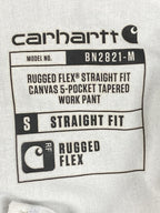 Carhartt Rugged Flex Work Pants Navy Blue Painted Distressed 102821 Sz 34x32