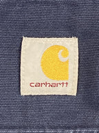 Carhartt Rugged Flex Work Pants Navy Blue Painted Distressed 102821 Sz 34x32