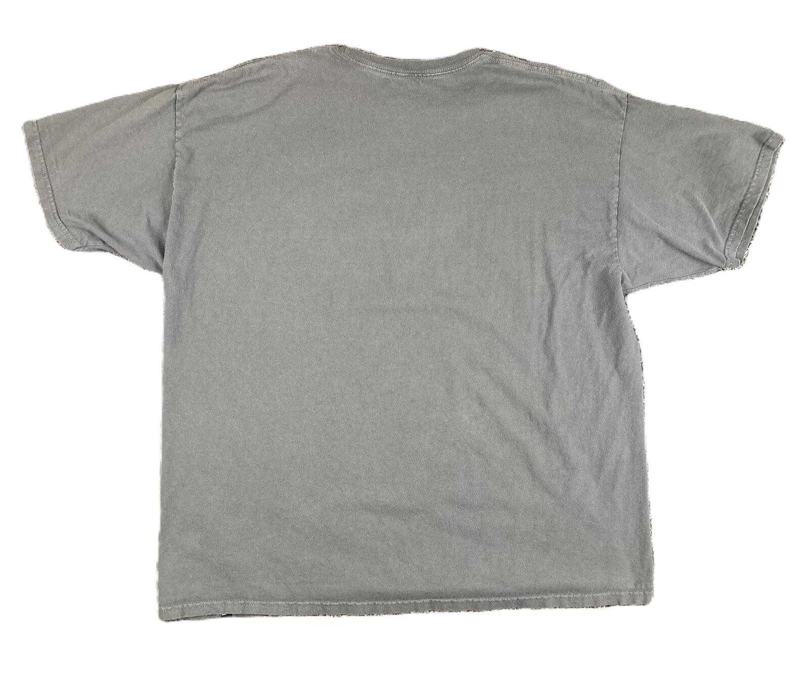 Hurley T Shirt Mens Gray Classic Fit Short Sleeve Script Logo Cotton Surf Sz XXL