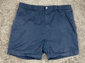 Zanerobe Men's Navy Blue Chino Shorts Cotton Stretch Cuffed Size 36