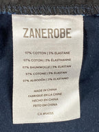 Zanerobe Men's Navy Blue Chino Shorts Cotton Stretch Cuffed Size 36