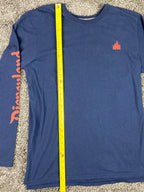 Disney Disneyland Resort Long Sleeve Shirt Navy Men’s Size Large