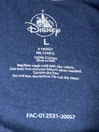 Disney Disneyland Resort Long Sleeve Shirt Navy Men’s Size Large