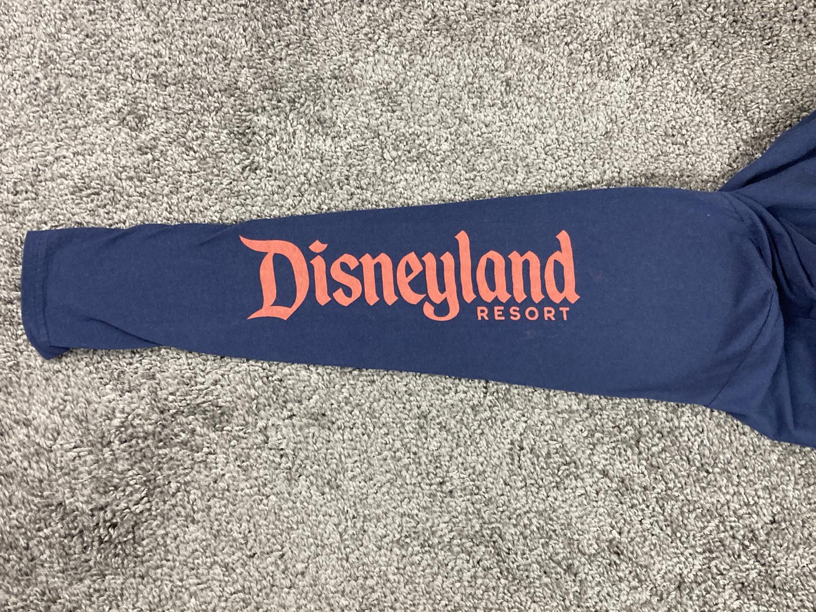 Disney Disneyland Resort Long Sleeve Shirt Navy Men’s Size Large