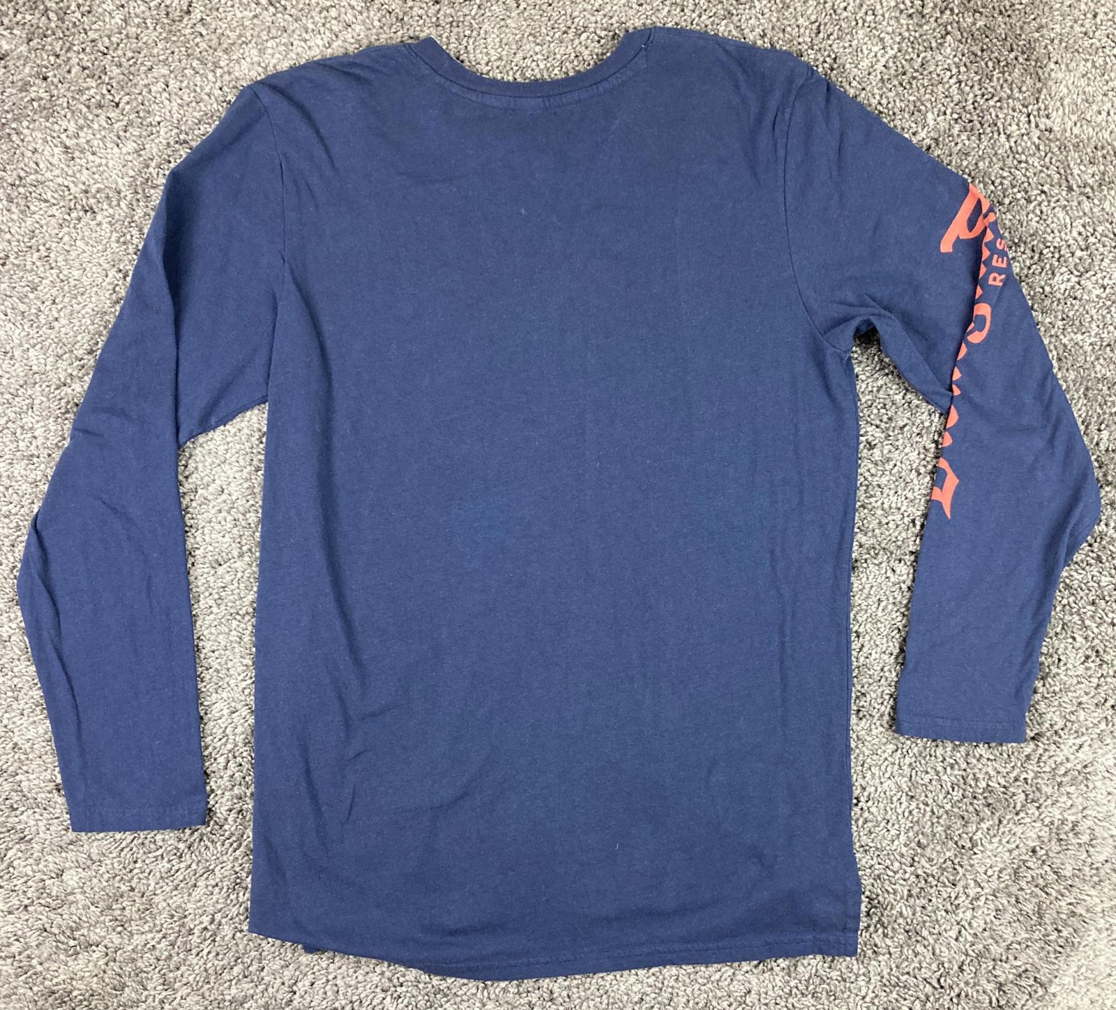Disney Disneyland Resort Long Sleeve Shirt Navy Men’s Size Large