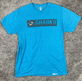 NHL San Jose Sharks Graphic T-Shirt Teal Mens Official Licensed Sz L