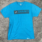 NHL San Jose Sharks Graphic T-Shirt Teal Mens Official Licensed Sz L
