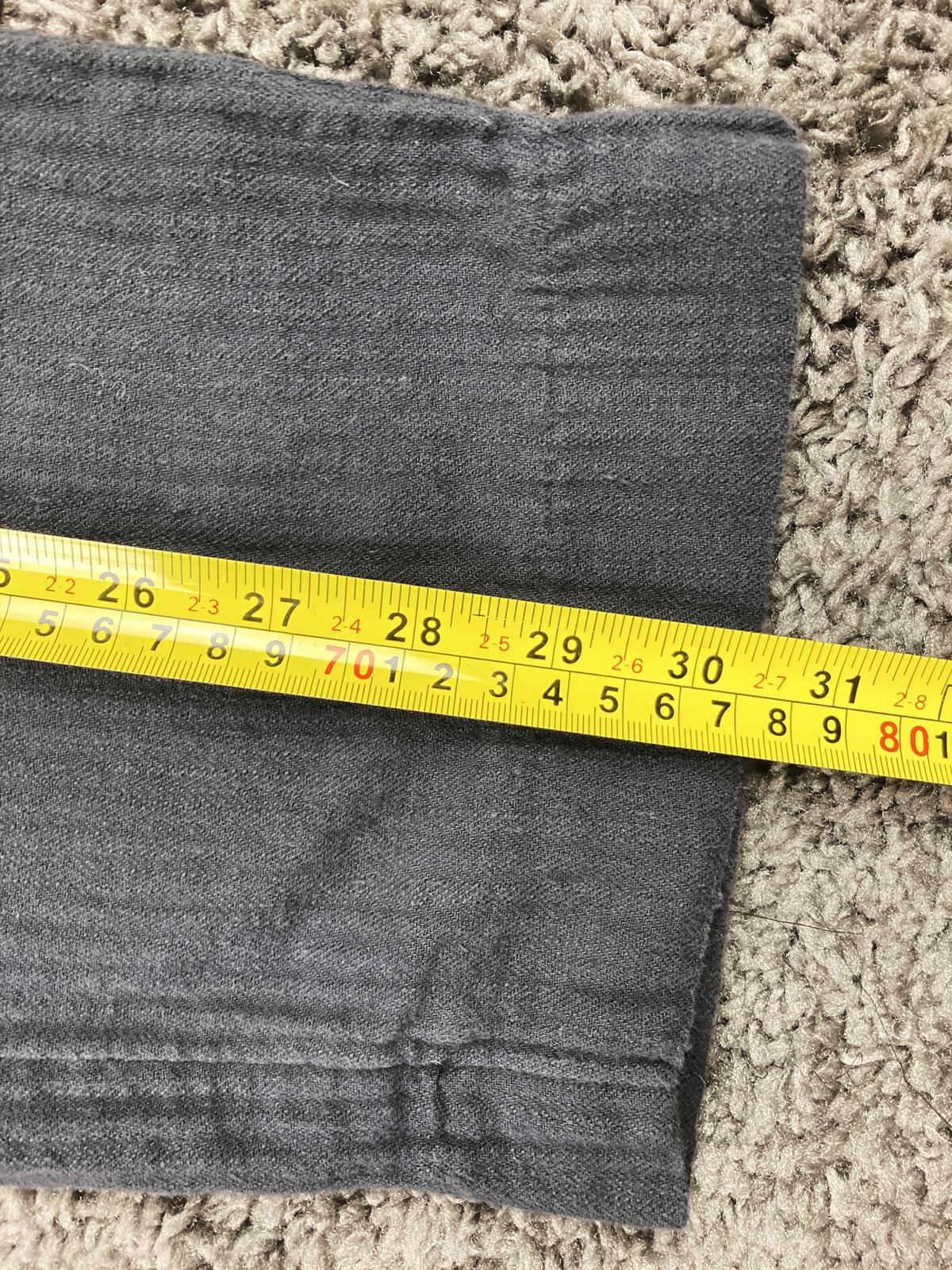 Abercrombie & Fitch Loose Fit Linen Blend Pants Mens 34x31 Black