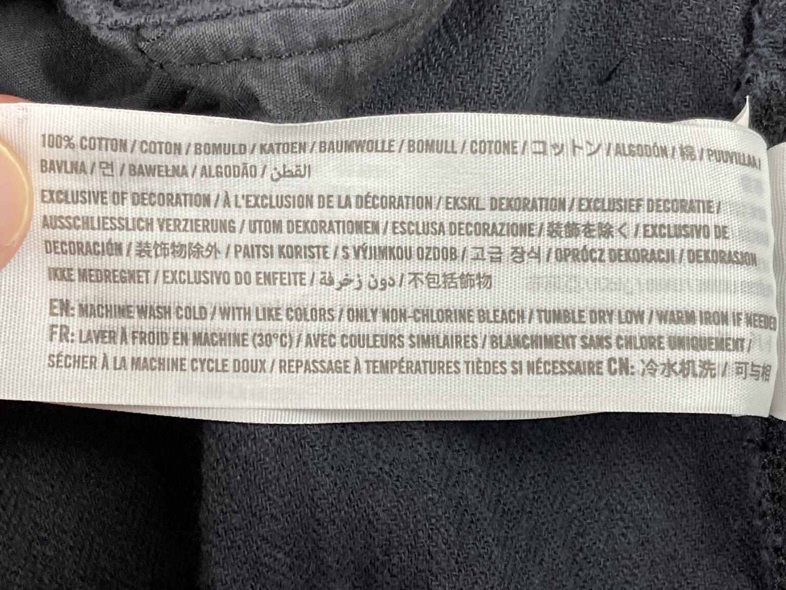 Abercrombie & Fitch Loose Fit Linen Blend Pants Mens 34x31 Black