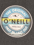 O'Neill T Shirt Mens Black Modern Fit Santa Cruz Surf Graphic Cotton Tee Sz L