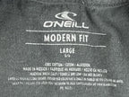 O'Neill T Shirt Mens Black Modern Fit Santa Cruz Surf Graphic Cotton Tee Sz L