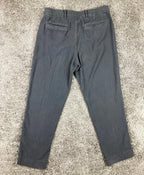 Abercrombie & Fitch Loose Fit Linen Blend Pants Mens 34x31 Black