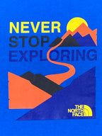 The North Face Boys  Hoodie Blue Never Stop Exploring Size XL 18/20