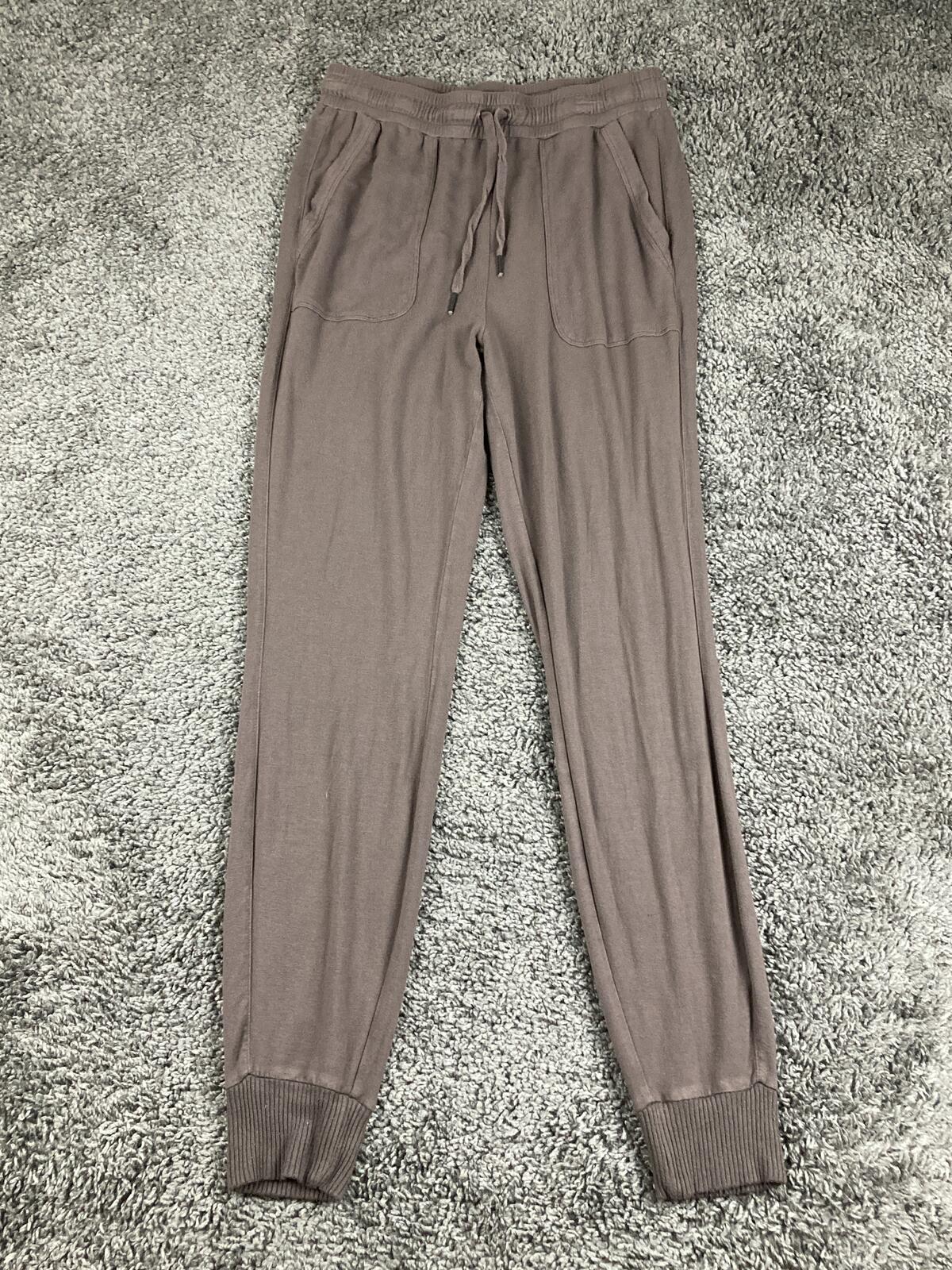Splendid Eco Verona Joggers Women's Mauve Brown Lounge Pants Sz Small