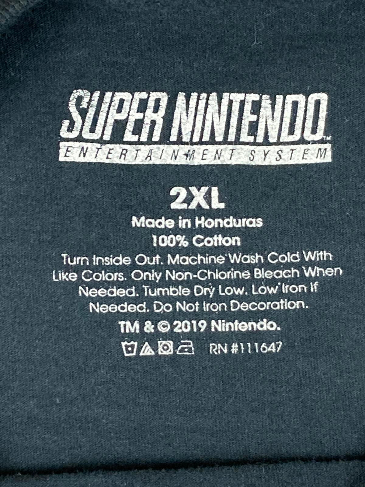 Nintendo Super Mario Kart Graphic T Shirt Mens Black Character Print Sz 2XL