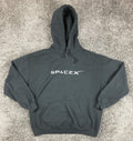 SpaceX Hoodie Black Official Elon Musk Space Program Pullover Sweatshirt M