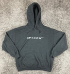SpaceX Hoodie Black Official Elon Musk Space Program Pullover Sweatshirt M