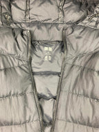 Uniqlo Ultra Light Down Hooded Puffer Jacket Unisex Small Black Full Zip