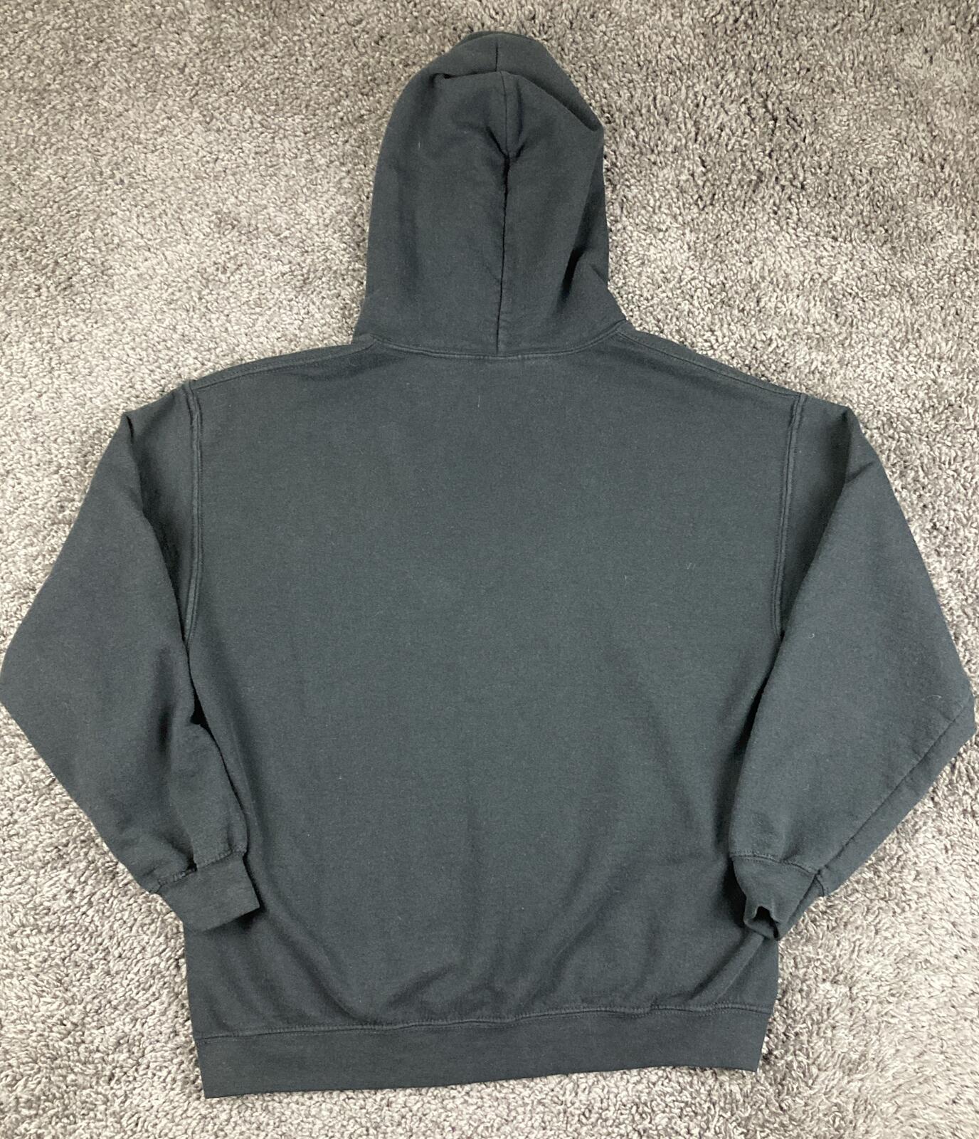 SpaceX Hoodie Black Official Elon Musk Space Program Pullover Sweatshirt M