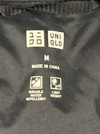 Uniqlo Ultra Light Down Hooded Puffer Jacket Unisex Small Black Full Zip