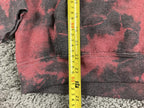 My Chemical Romance Hoodie Mens Black Parade Acid Wash Red Black Sz Medium