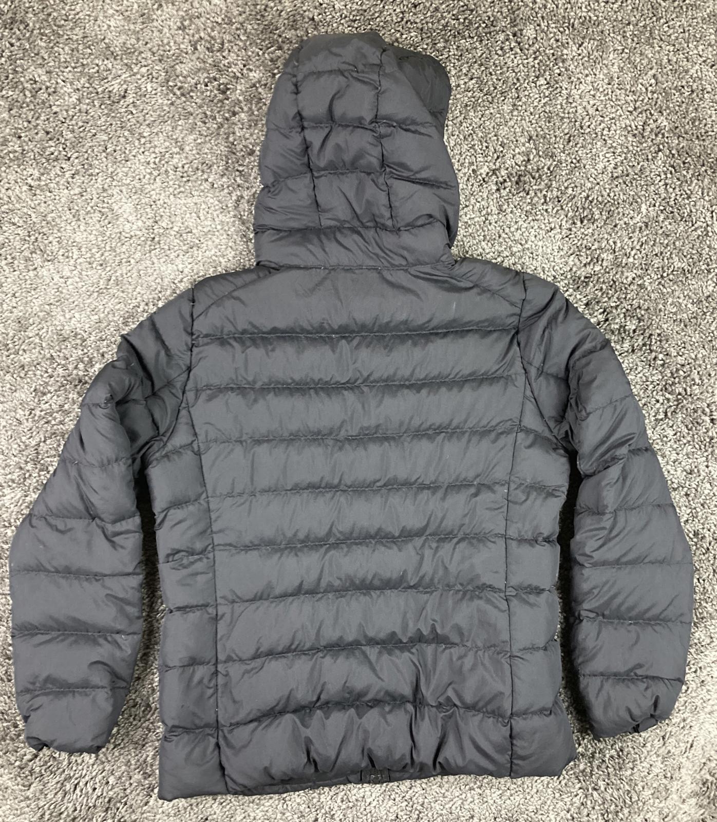 Uniqlo Ultra Light Down Hooded Puffer Jacket Unisex Small Black Full Zip