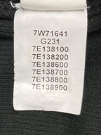 Lucky Brand Black Terry Knit Cardigan Sweater Shawl Collar Pockets Women's Sz M