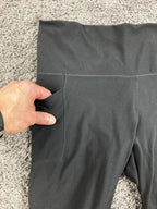 Athleta Salutation Stash Pocket II 7/8 Tight Women's Black Leggings Sz Large