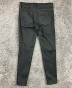 J.Crew 9in High Rise Toothpick Skinny Jeans Women's Black Stretch Sz 29