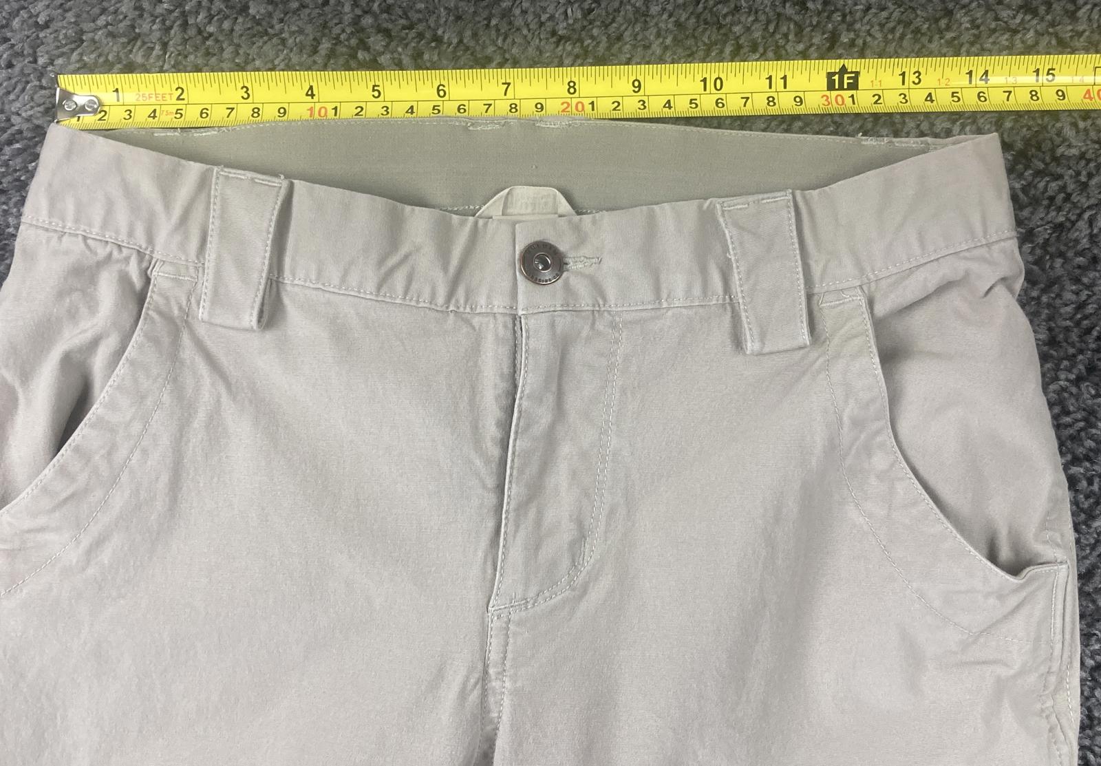 Duluth Trading Co Women’s Utility Jogger Pants Beige Khaki Stretch Size 4