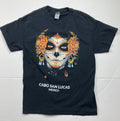 Cabo San Lucas T-Shirt Mex Sugar Skull Día de los Muertos  Heavy Cotton Sz M Blk