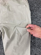 Duluth Trading Co Women’s Utility Jogger Pants Beige Khaki Stretch Size 4