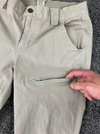 Duluth Trading Co Women’s Utility Jogger Pants Beige Khaki Stretch Size 4