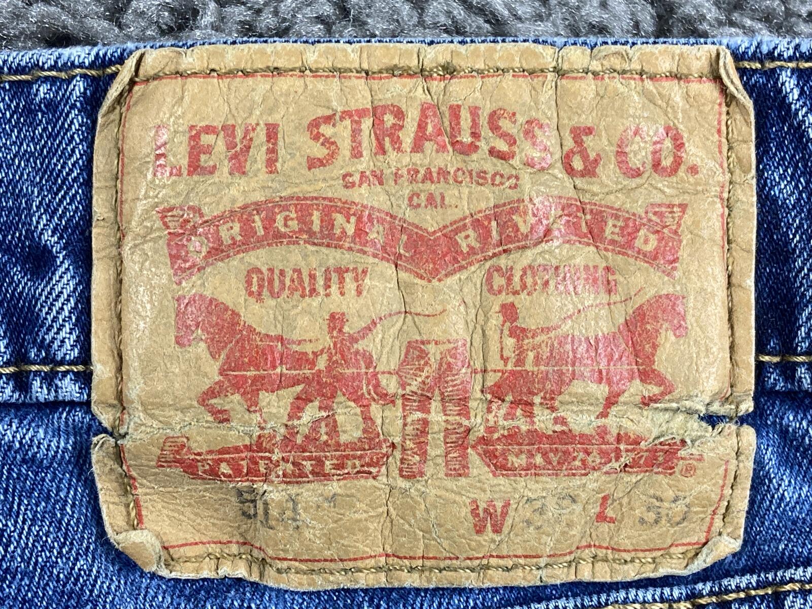 Levi's 514 Straight Fit Men's Jeans Blue Denim Medium Wash Size 36x30