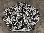 Lauren Ralph Lauren Active Floral Windbreaker Jacket Black White Pink Women's L