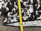 Lauren Ralph Lauren Active Floral Windbreaker Jacket Black White Pink Women's L