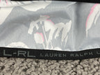 Lauren Ralph Lauren Active Floral Windbreaker Jacket Black White Pink Women's L