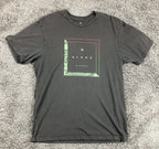 Rip Curl T-Shirt Men's Black Aloha Graphic Cotton Surf Beach Sz Large
