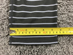 Athleta Chaturanga Striped Capri Leggings Grey Gray Stripes Yoga Crop Sz Medium