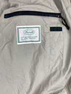 Vintage Faconnable Albert Goldberg Bomber Jacket Black Water Resistant Sz Large
