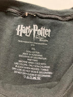 Harry Potter Deathly Hallows Graphic T-Shirt Youth Sz XXL Black Warner Bros Tee