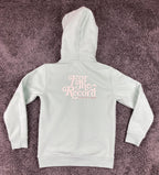 Scotch & Soda Hoodie Youth Mint Green Cassette Tape Graphic Pullover Sz L 14/16