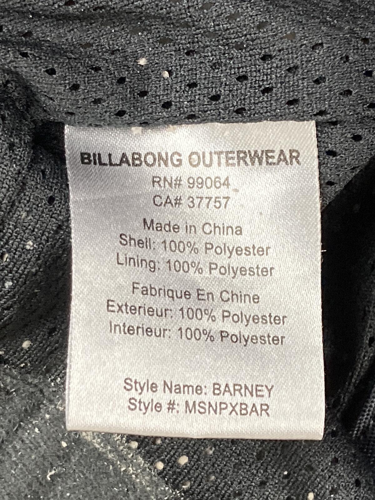 Billabong Pilot Ski Snowboard Pants Mens XL Grey Leaf Camo Waterproof Cargo Vtg