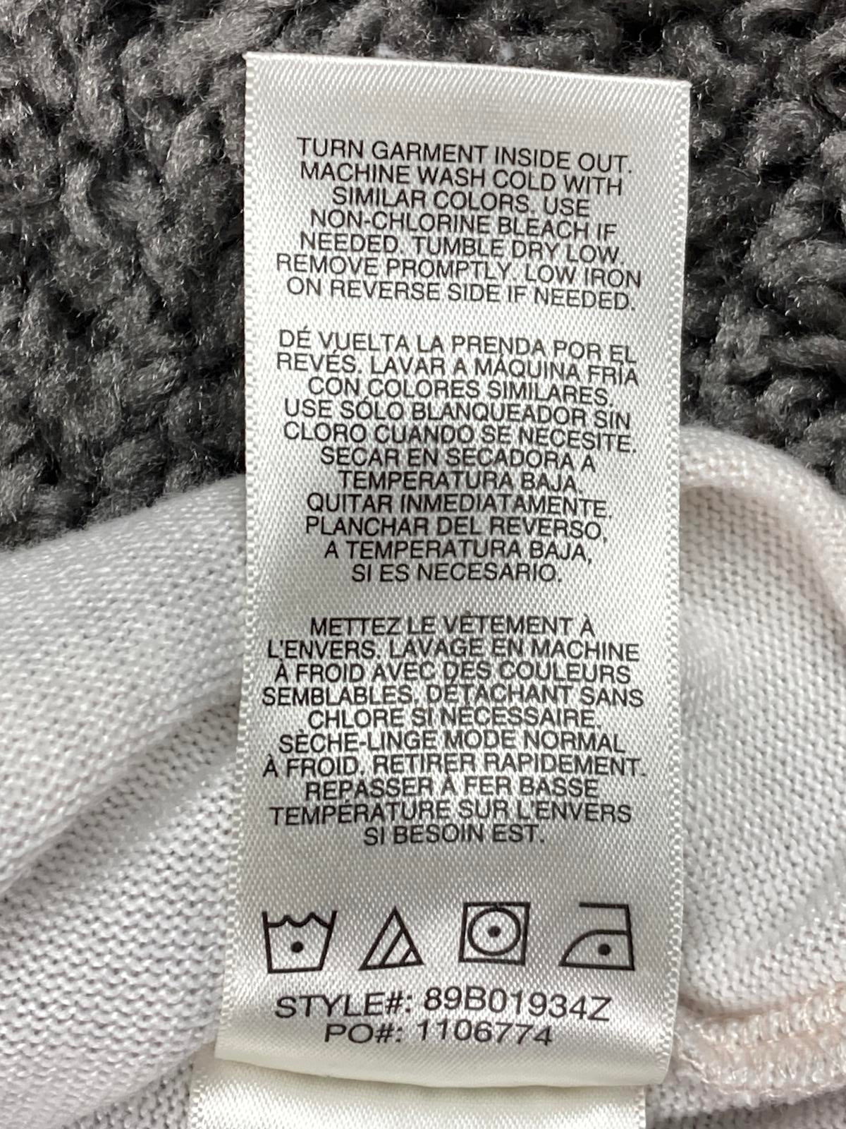 C&C California Plaid Button Up Shirt Womens White Gray Long Sleeve  Size M