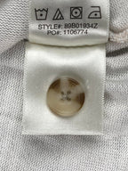 C&C California Plaid Button Up Shirt Womens White Gray Long Sleeve  Size M