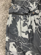Billabong Pilot Ski Snowboard Pants Mens XL Grey Leaf Camo Waterproof Cargo Vtg