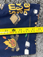 LazyOne Men’s XS Pajama Pants Navy S’more Sleep Please Camping 100% Cotton
