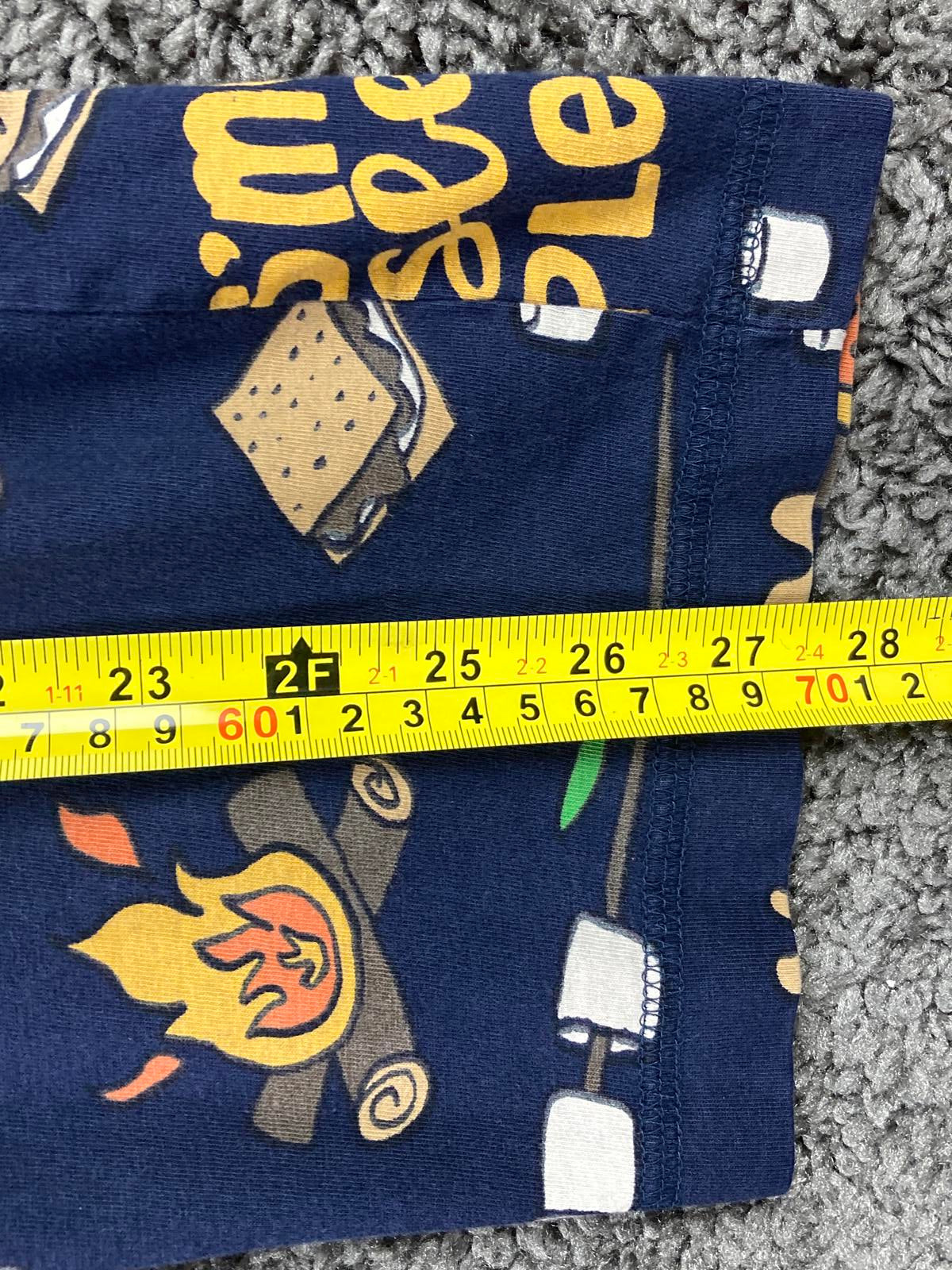 LazyOne Men’s XS Pajama Pants Navy S’more Sleep Please Camping 100% Cotton