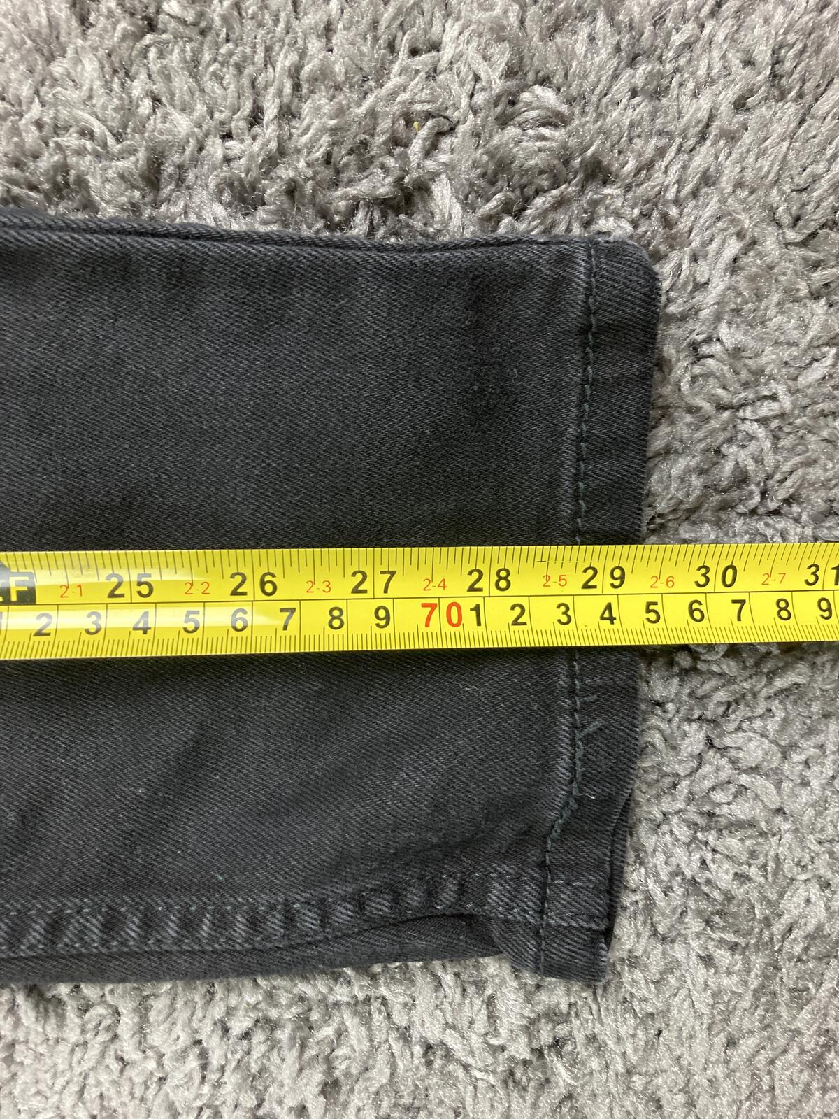 Levis 511 Slim Fit Jeans Mens 32x30 Faded Black Denim Pants Stretch