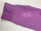 Sigrid Olsen Sport Women Pearl Snap Button Shirt Purple Long Sleeve Size M
